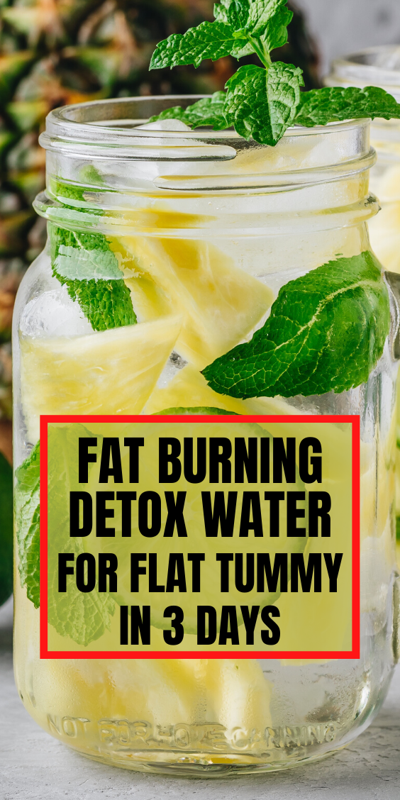 Fat Burning Detox Water Recipe For Flat Tummy The Detox Lady