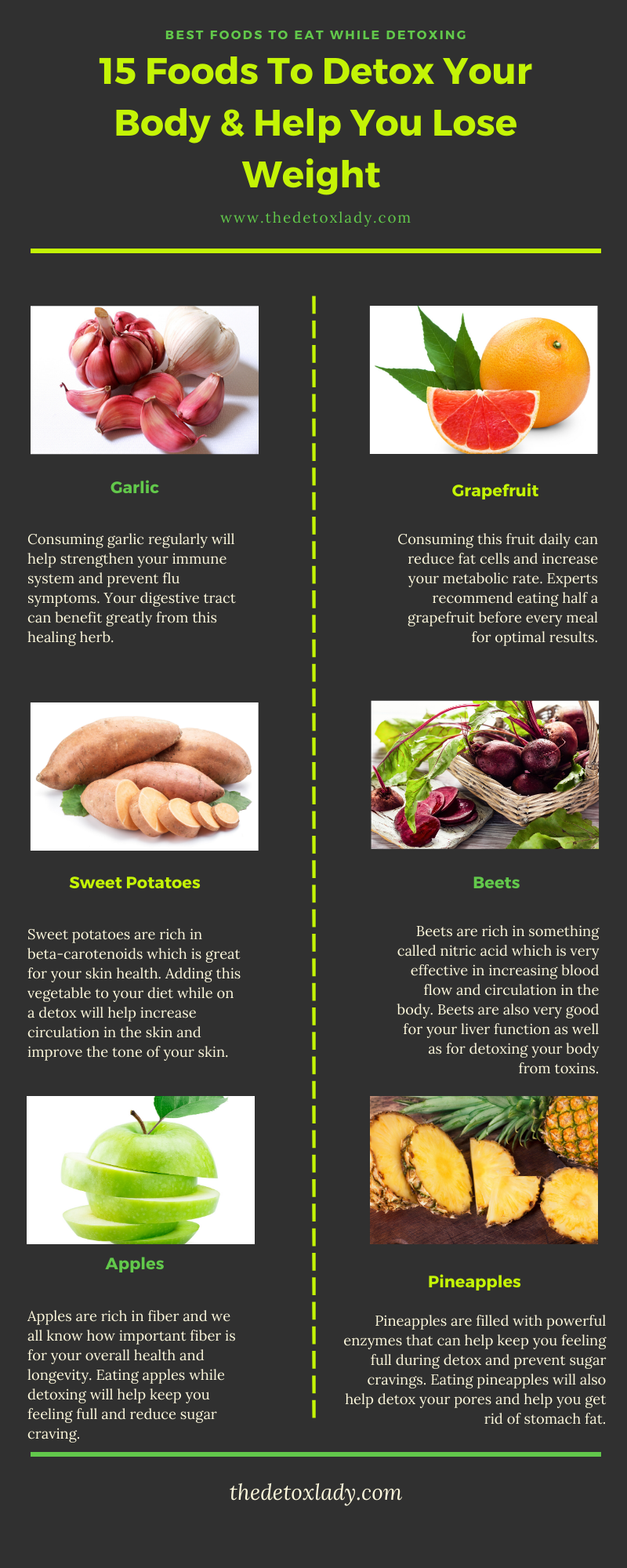 15 Foods To Detox Your Body & Help You Lose Weight The Detox Lady